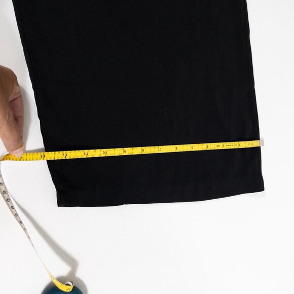 NWT Adrianna Papell Black Wide-Leg Elastic Waist Pants XL Paper Bag Tie Waist - Picture 3 of 10